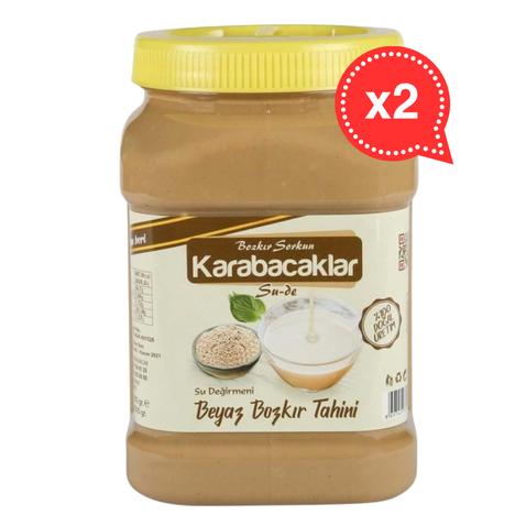 Karabacak Beyaz Tahin 935 gr. ( 2 Adet )